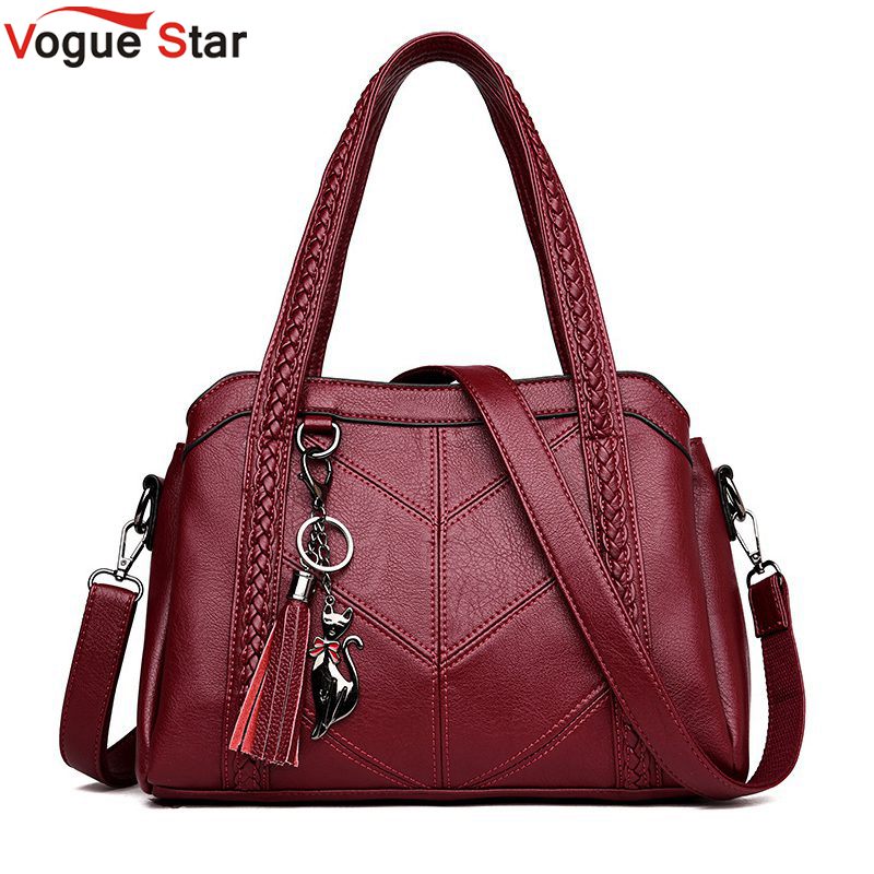 THC Ladies Vintage Genuine Leather Crossbody Bag