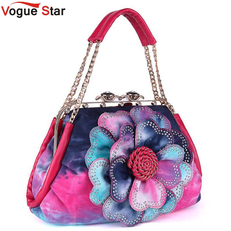 THC Fashion Colorful Flower Ladies Shoulder Bag