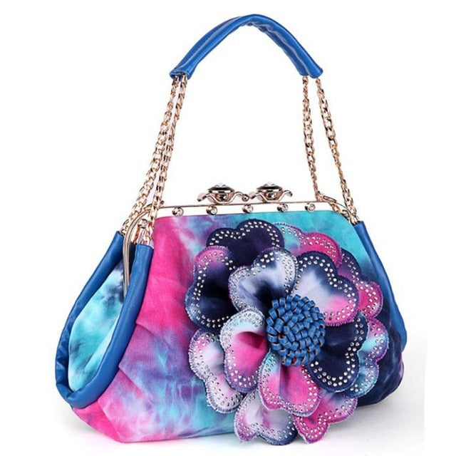 THC Fashion Colorful Flower Ladies Shoulder Bag