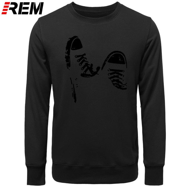 Casual Skate Shoes Funny Printed Men Cotton LONG Sleeve Cool Men's Clothing Brand Plus Hoodies, Sweatshirts