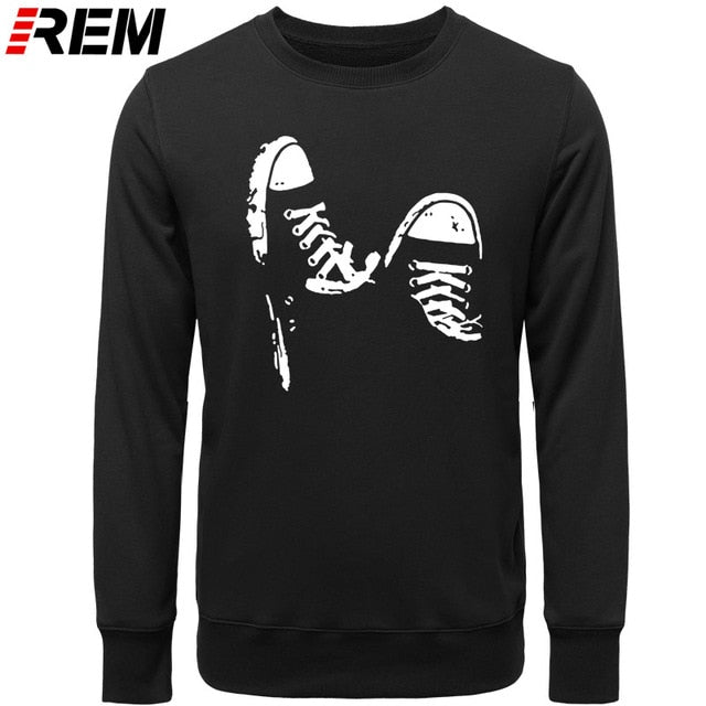 Casual Skate Shoes Funny Printed Men Cotton LONG Sleeve Cool Men's Clothing Brand Plus Hoodies, Sweatshirts