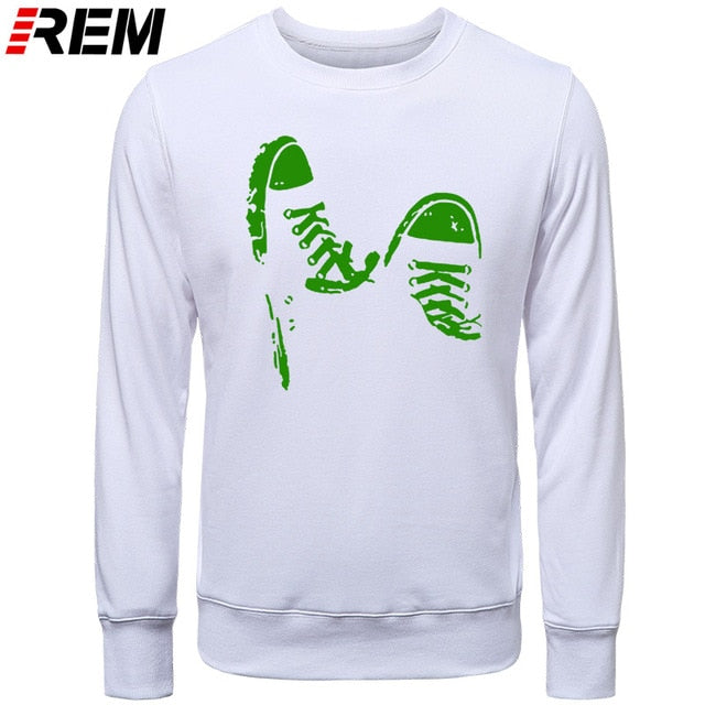 Casual Skate Shoes Funny Printed Men Cotton LONG Sleeve Cool Men's Clothing Brand Plus Hoodies, Sweatshirts