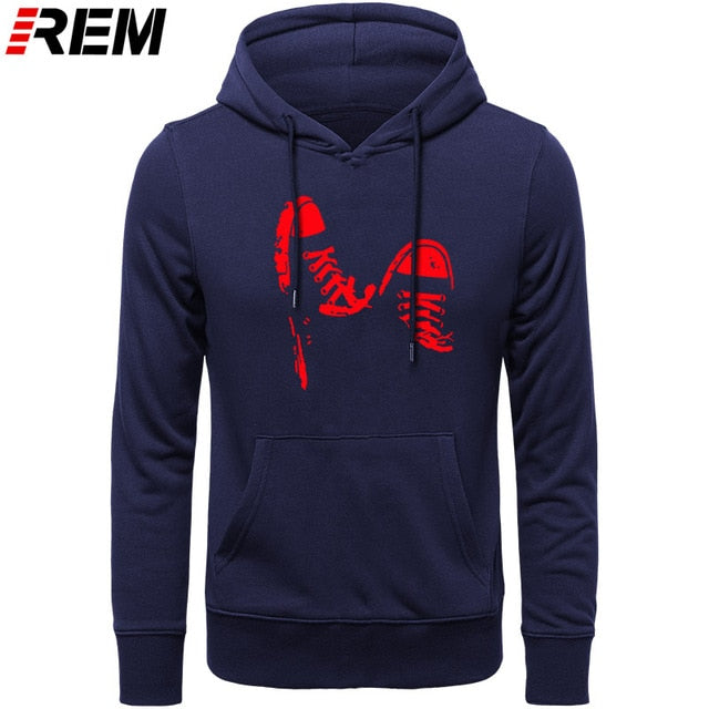 Casual Skate Shoes Funny Printed Men Cotton LONG Sleeve Cool Men's Clothing Brand Plus Hoodies, Sweatshirts