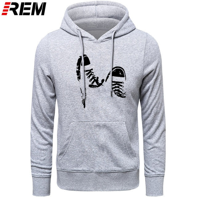 Casual Skate Shoes Funny Printed Men Cotton LONG Sleeve Cool Men's Clothing Brand Plus Hoodies, Sweatshirts