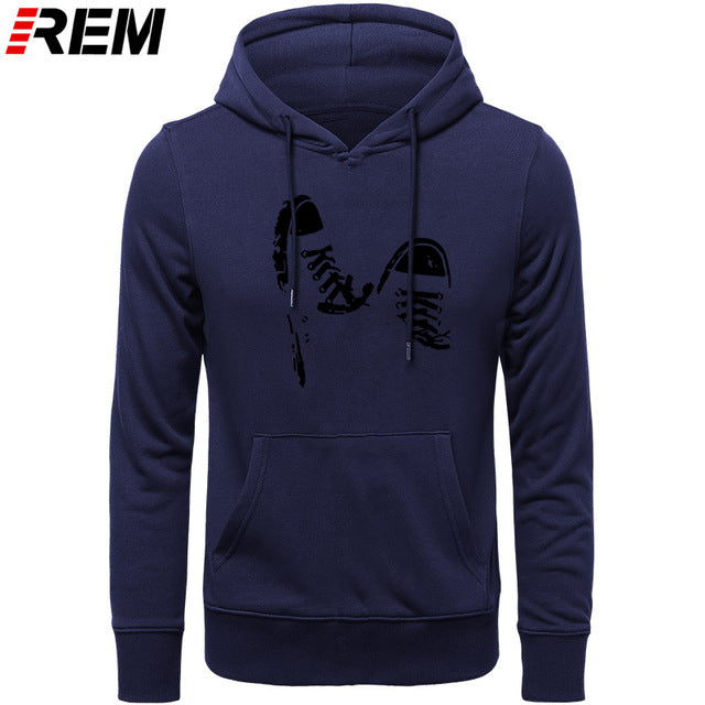 Casual Skate Shoes Funny Printed Men Cotton LONG Sleeve Cool Men's Clothing Brand Plus Hoodies, Sweatshirts