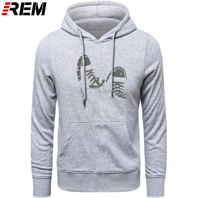 Casual Skate Shoes Funny Printed Men Cotton LONG Sleeve Cool Men's Clothing Brand Plus Hoodies, Sweatshirts