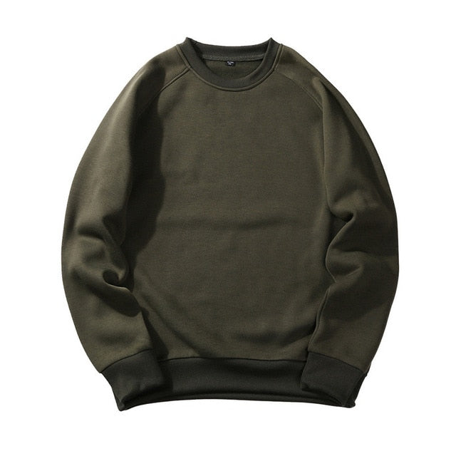 THC Autumn Male Solid Color Sweatshirts