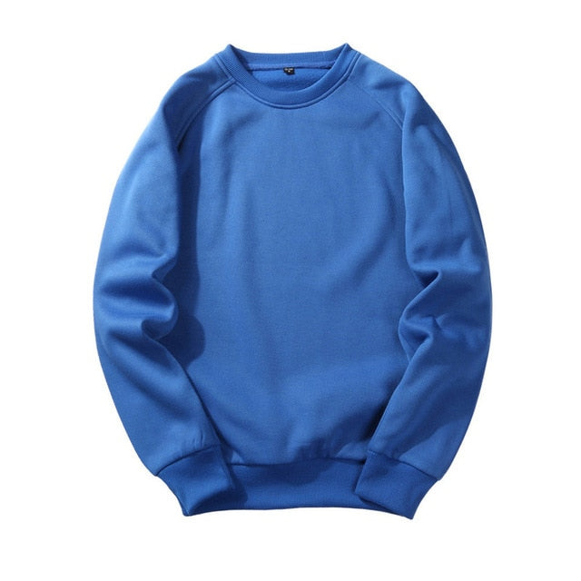 THC Autumn Male Solid Color Sweatshirts