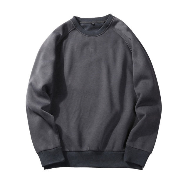 THC Autumn Male Solid Color Sweatshirts