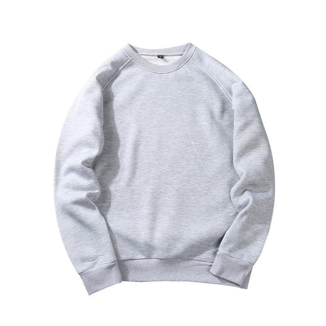 THC Autumn Male Solid Color Sweatshirts