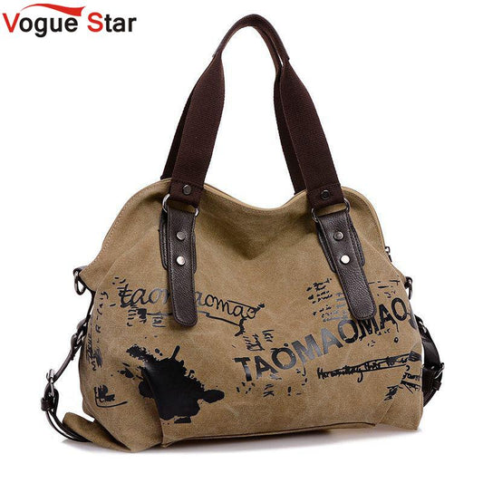 Vintage Graffiti Women's Bag Canvas Handbag