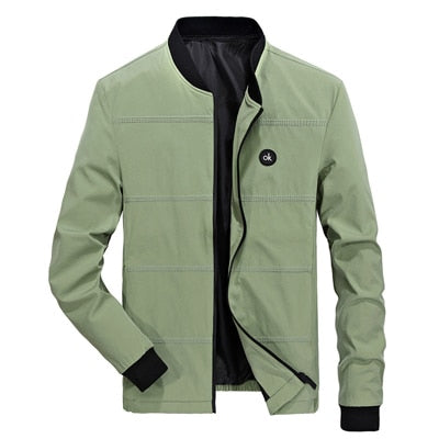 DIMUSI / THC Brand Mens Solid Color Jackets